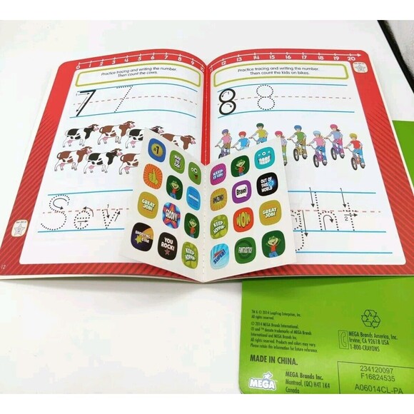 Leap Frog Lot Pre-K Color & Learn ABC & Kindergarten - 1st Grade Math Practice - Picture 5 of 5